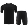 Conjunto (Camiseta+Pantalón Corto) Real Madrid Pre-Match 2024-25 Negra - Niño